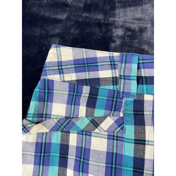 White Stag Size 14 Womens Skort With Built in Shorts Golf Athletic Blue Plaid - Picture 5 of 12